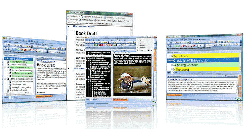 Note taking software and Outline Software